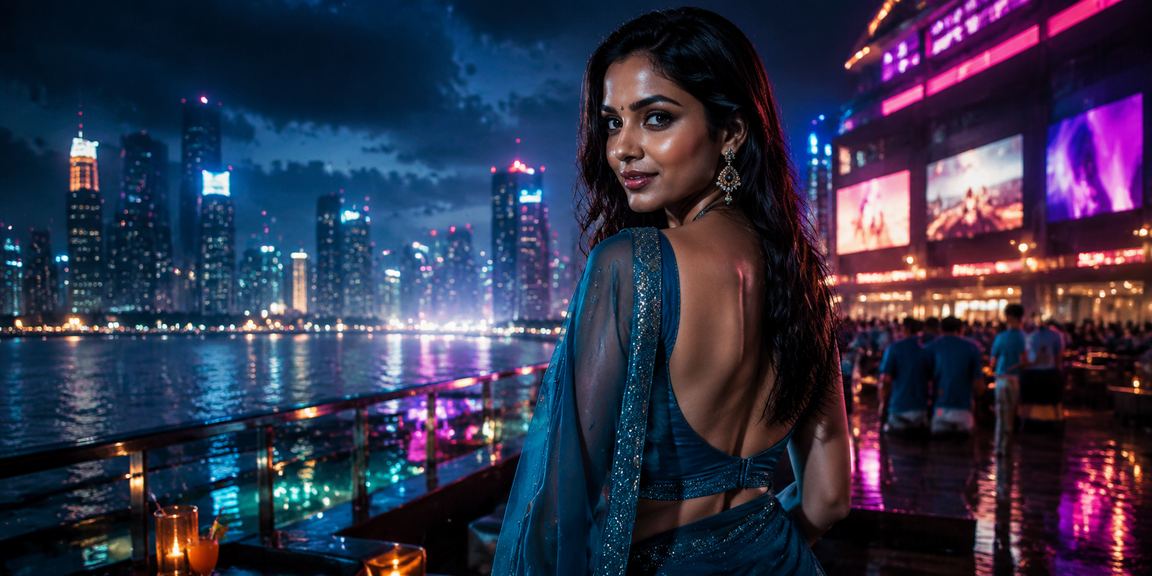 Woman playing casino games in Mumbai venue